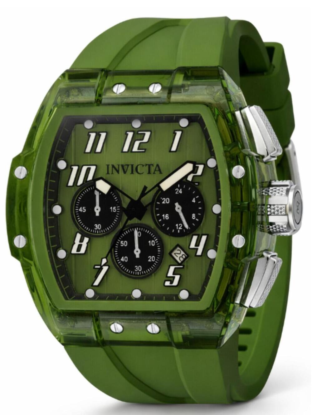 Invicta S1 Rally Vortce Men's Watch - 47mm, Army Green (49980)